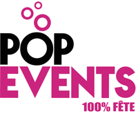 logo de 100% Fête Pop Events 
